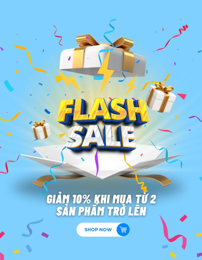 Giảm 10% khi mua từ 2 sản phẩm trở lên