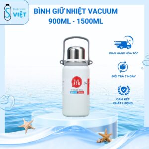 Bình giữ nhiệt Vacuum 1500ml, 900ml