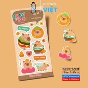 Stickker capy nhiều mẫu