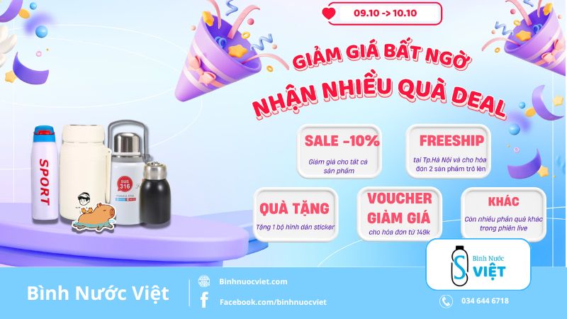 Siêu sale của bình nước việt