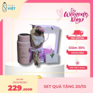 Set quà tặng 20.10 - bình hồng