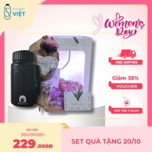 Set quà tặng 20.10 - bình đen